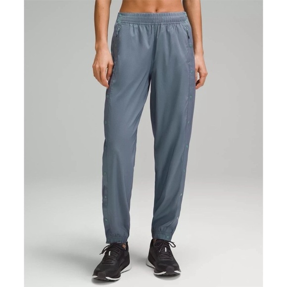 lululemon athletica Pants - Lululemon Iridescent Tearaway Mid Rise Track Pant Tidewater Teal Purple 12 NWT